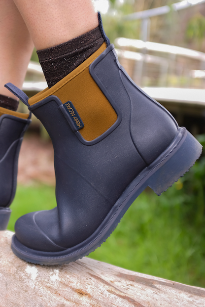 Merry People Bobbi Gumboots/Rainboots - Oxford Blue