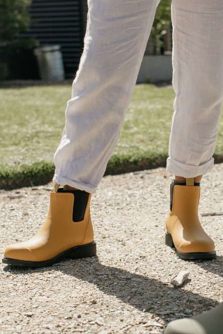 Merry People Bobbi Gumboots/Rainboots - Mustard