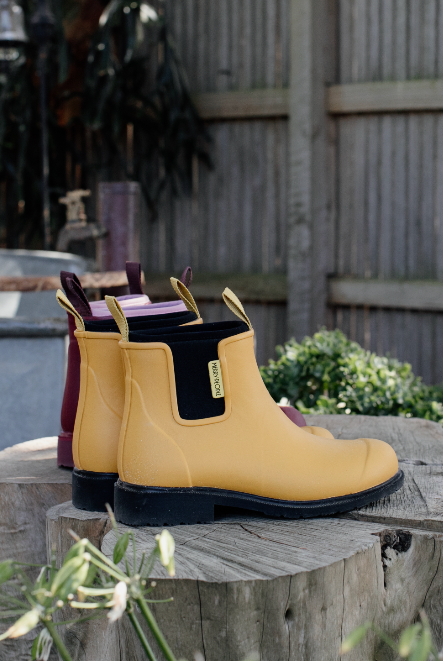 Merry People Bobbi Gumboots/Rainboots - Mustard