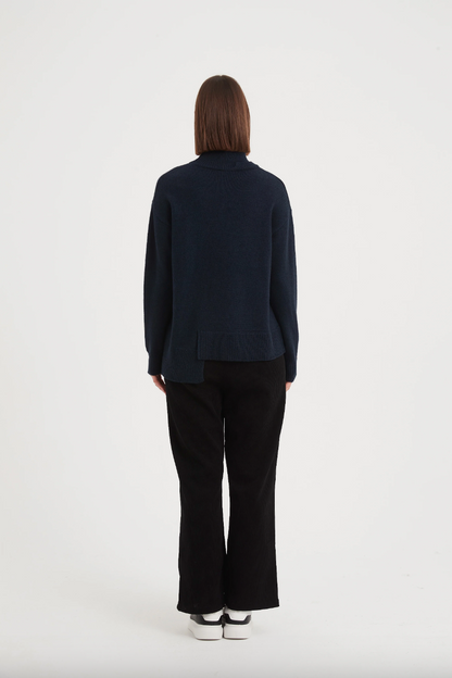 Asymmetric Hem Knit