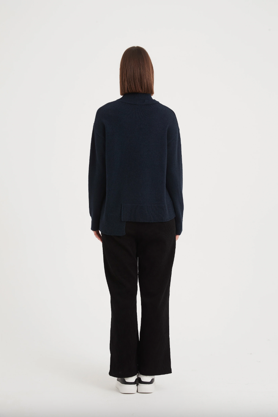 Asymmetric Hem Knit