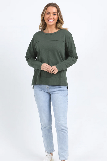 Jayne Throw On Top - Khaki