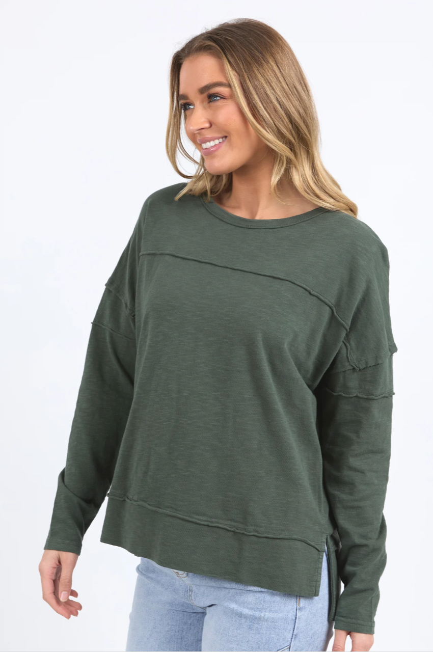 Jayne Throw On Top - Khaki