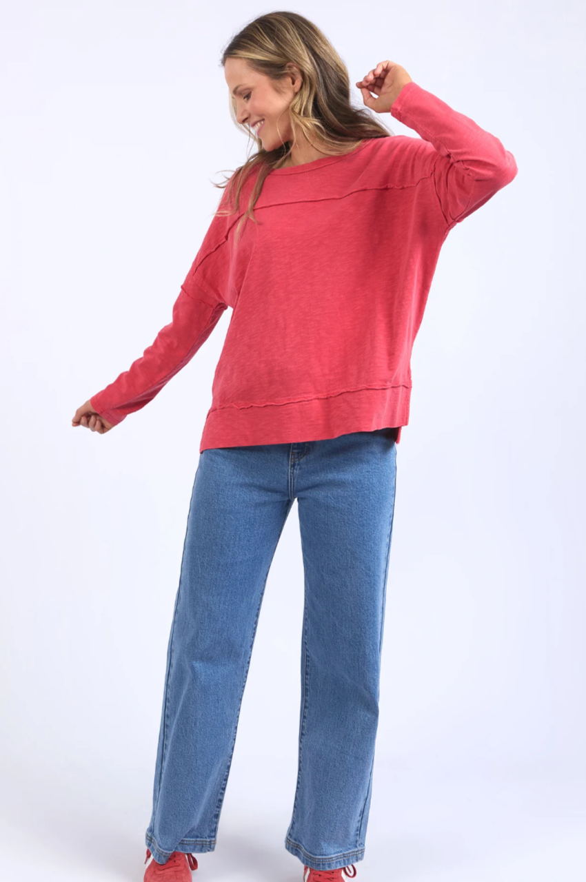 Foxwood Jayne Throw On - Cayenne