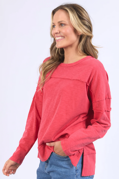 Foxwood Jayne Throw On - Cayenne