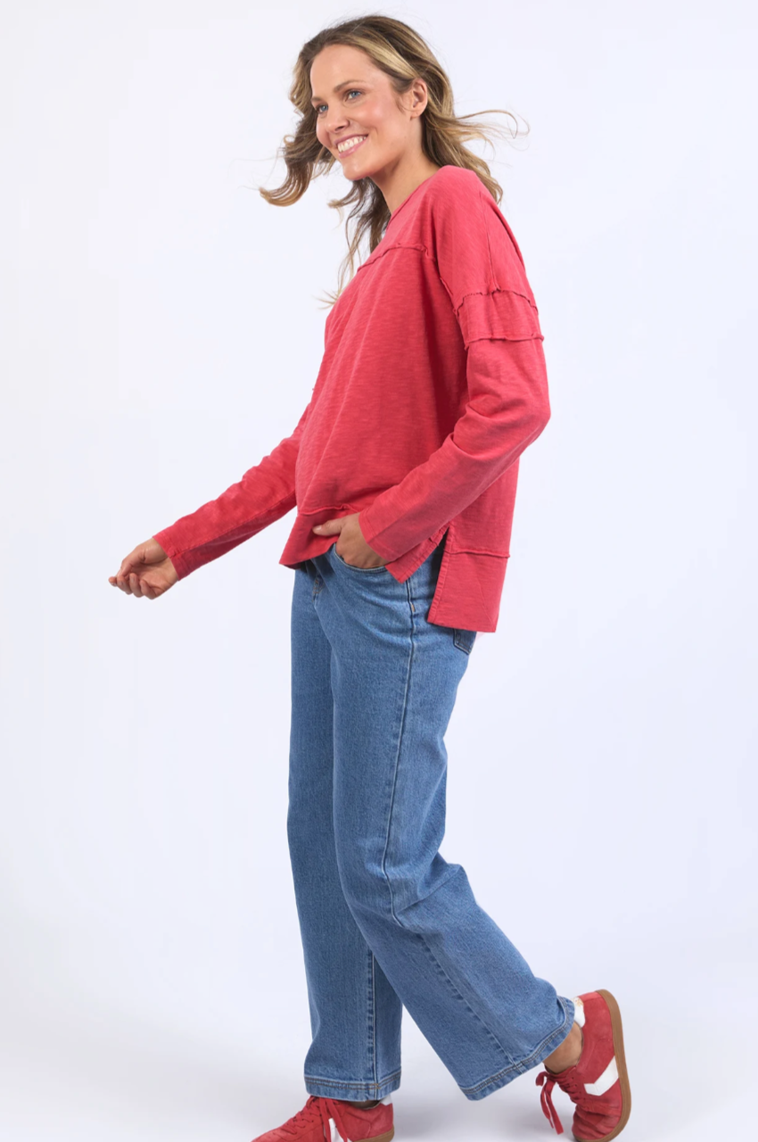 Foxwood Jayne Throw On - Cayenne