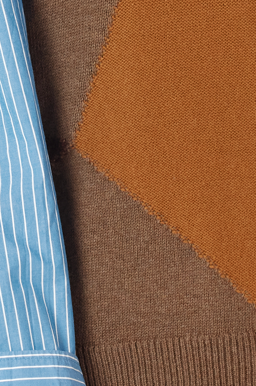 Zaket & Plover Diamond Dapper Vest - Bark