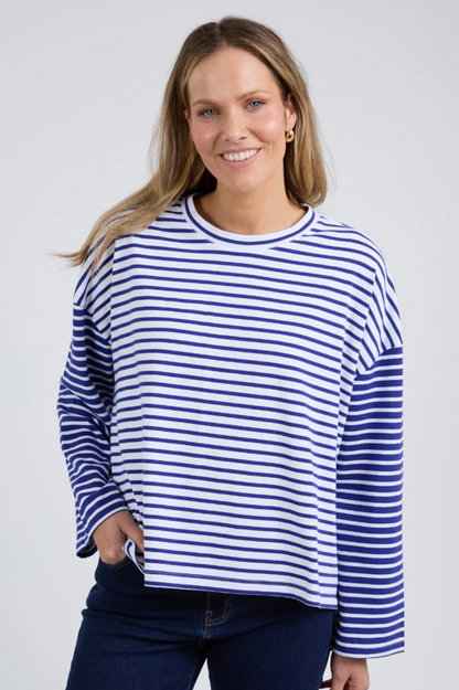 Elm Koki Sweat - Deep Blue