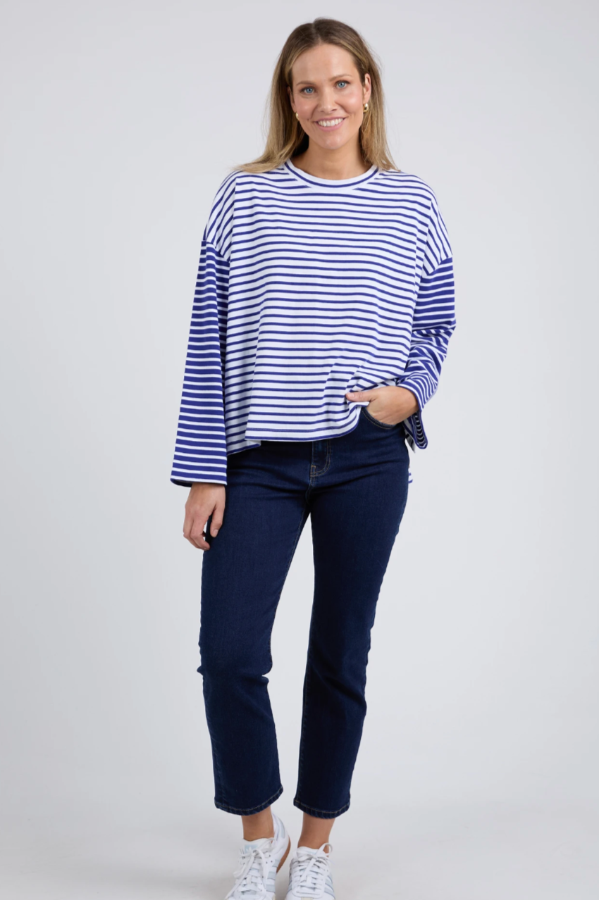 Elm Koki Sweat - Deep Blue