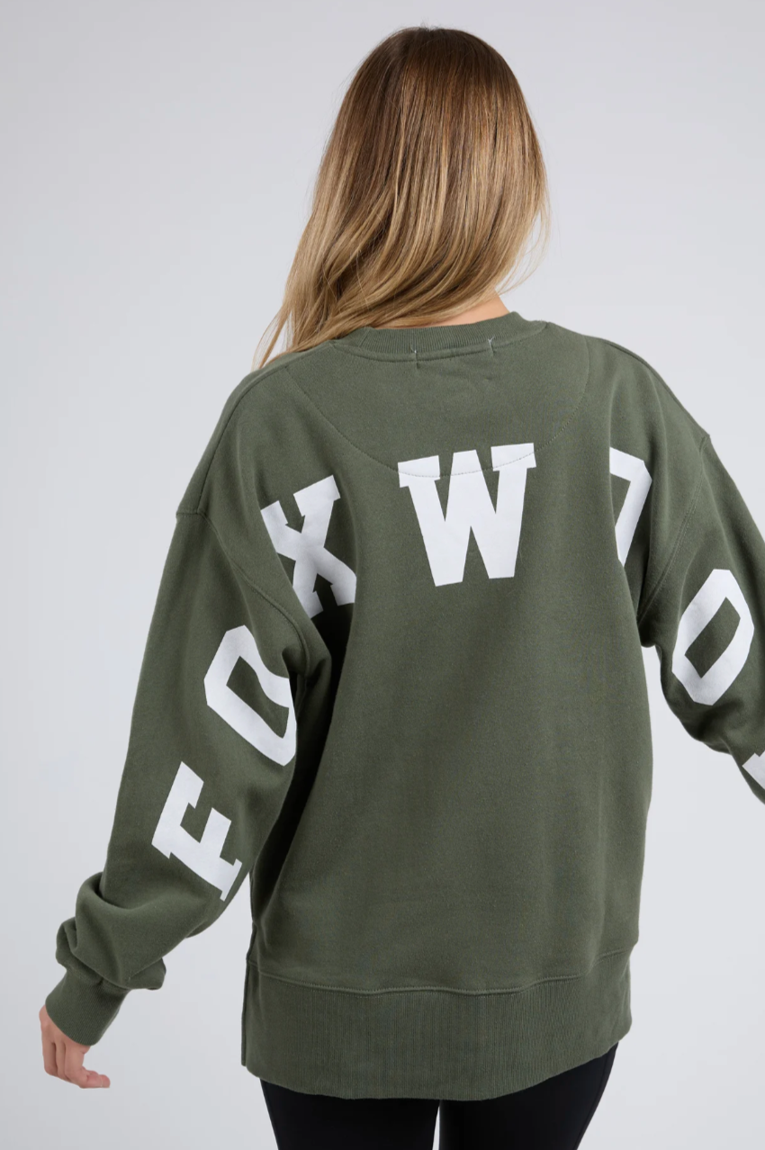 Foxwood Interval Crew - Khaki/White