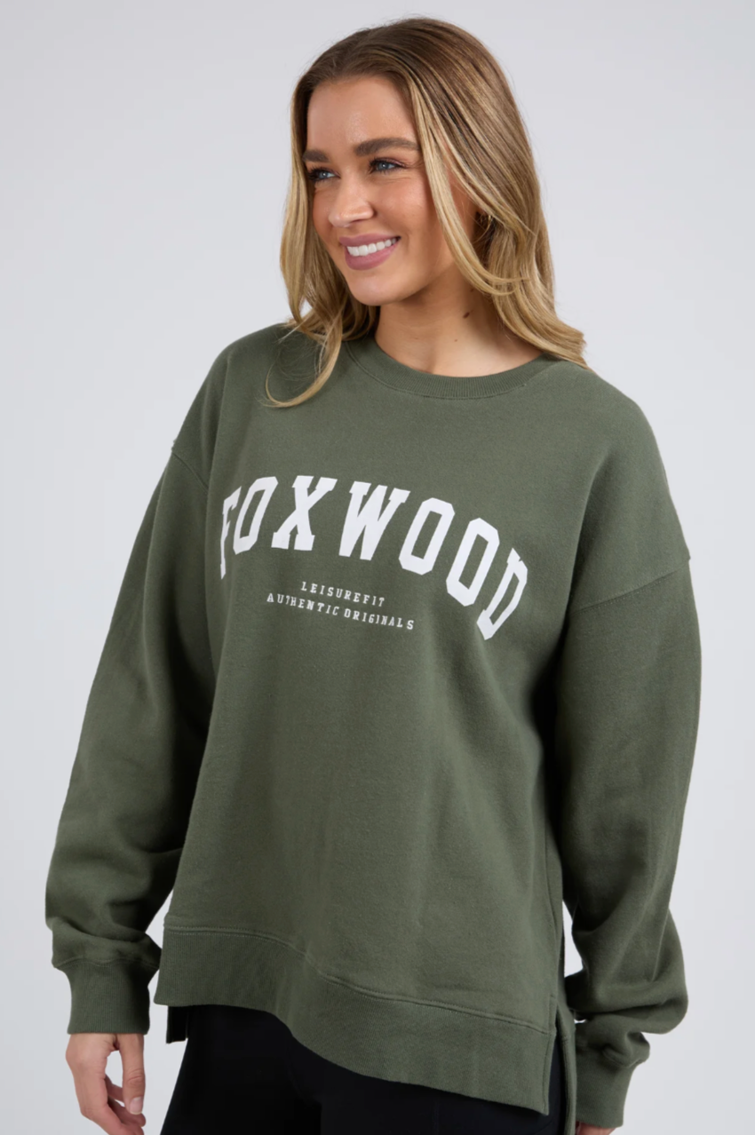 Foxwood Interval Crew - Khaki/White