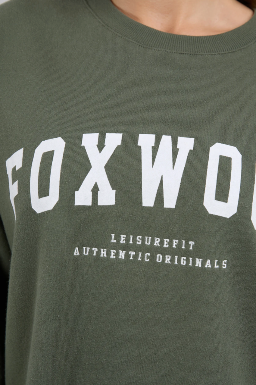 Foxwood Interval Crew - Khaki/White