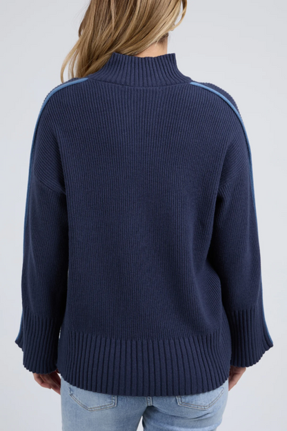 Foxwood Oliver Knit - Deep Blue