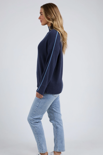 Foxwood Oliver Knit - Deep Blue