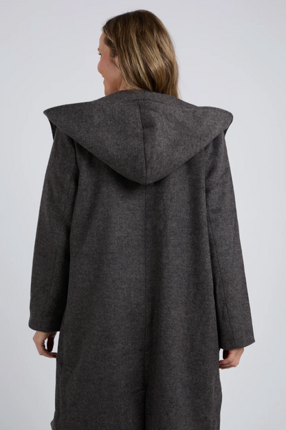 Elm Jordan Coat - Charcoal Marle