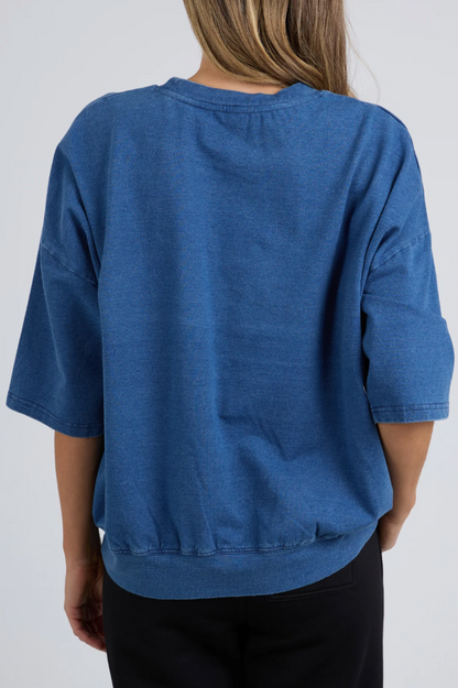 Elm Mazie Sweat - Washed Blue