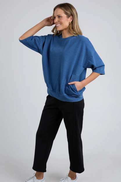 Elm Mazie Sweat - Washed Blue