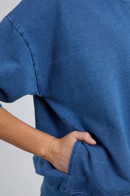 Elm Mazie Sweat - Washed Blue