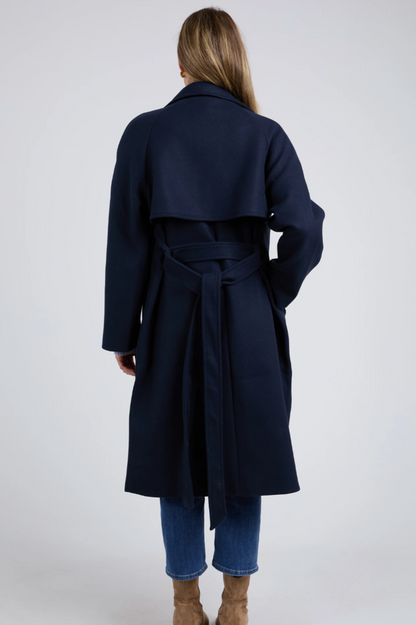 Elm Clemence Coat - Dark Sapphire