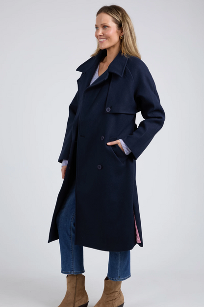 Elm Clemence Coat - Dark Sapphire