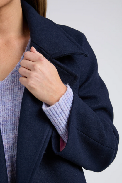 Elm Clemence Coat - Dark Sapphire