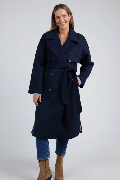Elm Clemence Coat - Dark Sapphire