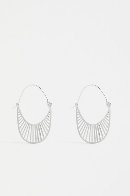 Elk Solsken Small Hoop Earring - Silver