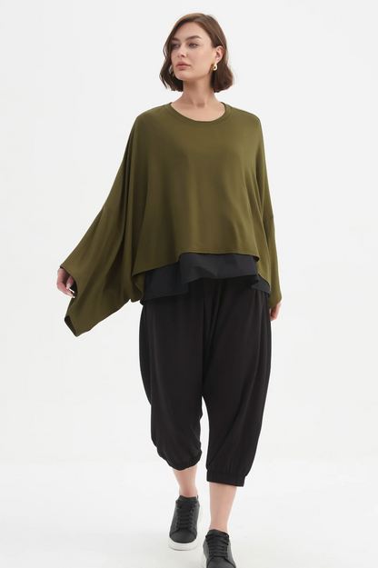 Winter Jersey Layer Top - Khaki