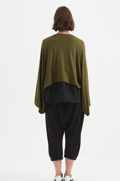Winter Jersey Layer Top - Khaki
