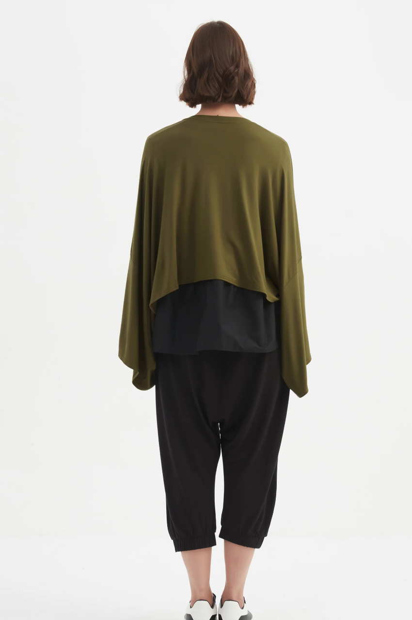 Winter Jersey Layer Top - Khaki