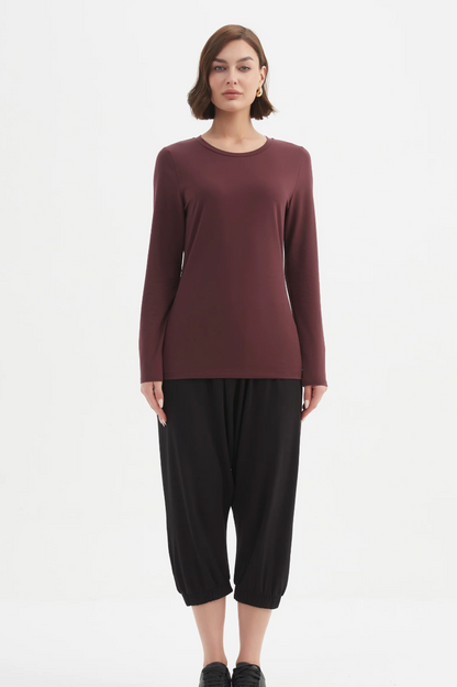 Long Sleeve Tshirt - Aubergine