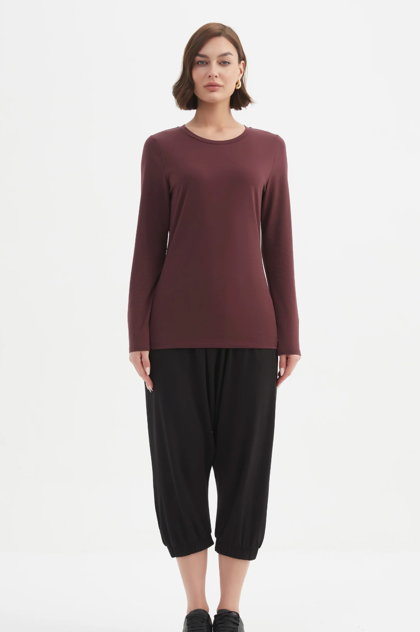 Long Sleeve Tshirt - Aubergine