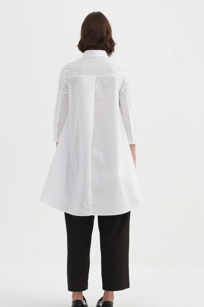 Swing Back Shirt - White
