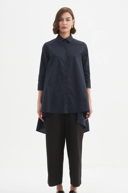 Swing Back Shirt - Navy