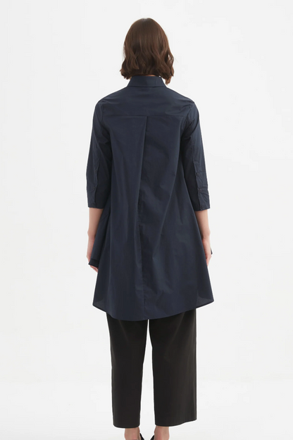Swing Back Shirt - Navy