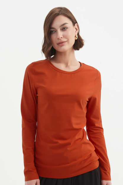 Long Sleeve Tshirt - Pumpkin