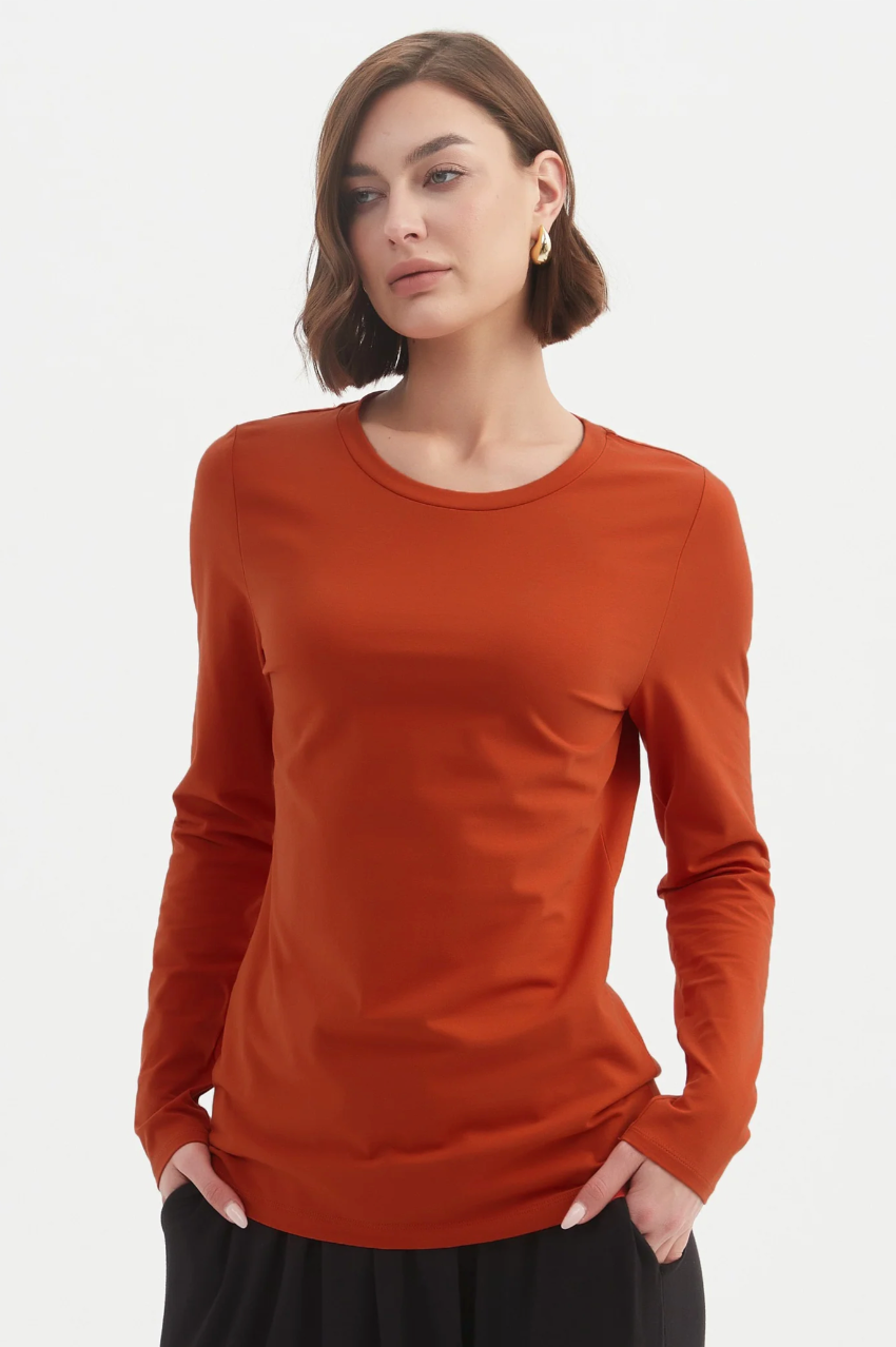 Long Sleeve Tshirt - Pumpkin