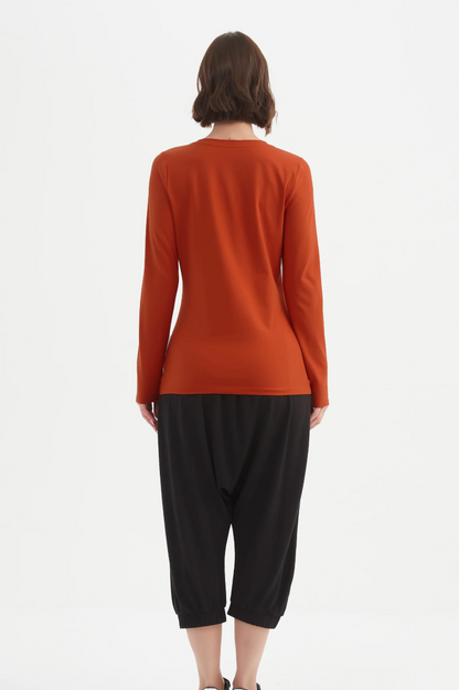 Long Sleeve Tshirt - Pumpkin