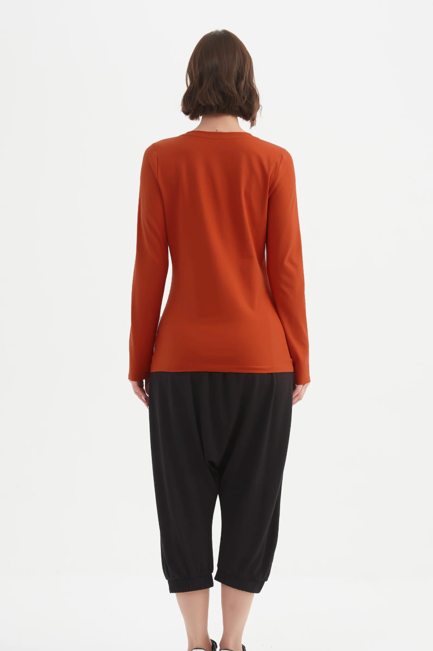 Long Sleeve Tshirt - Pumpkin