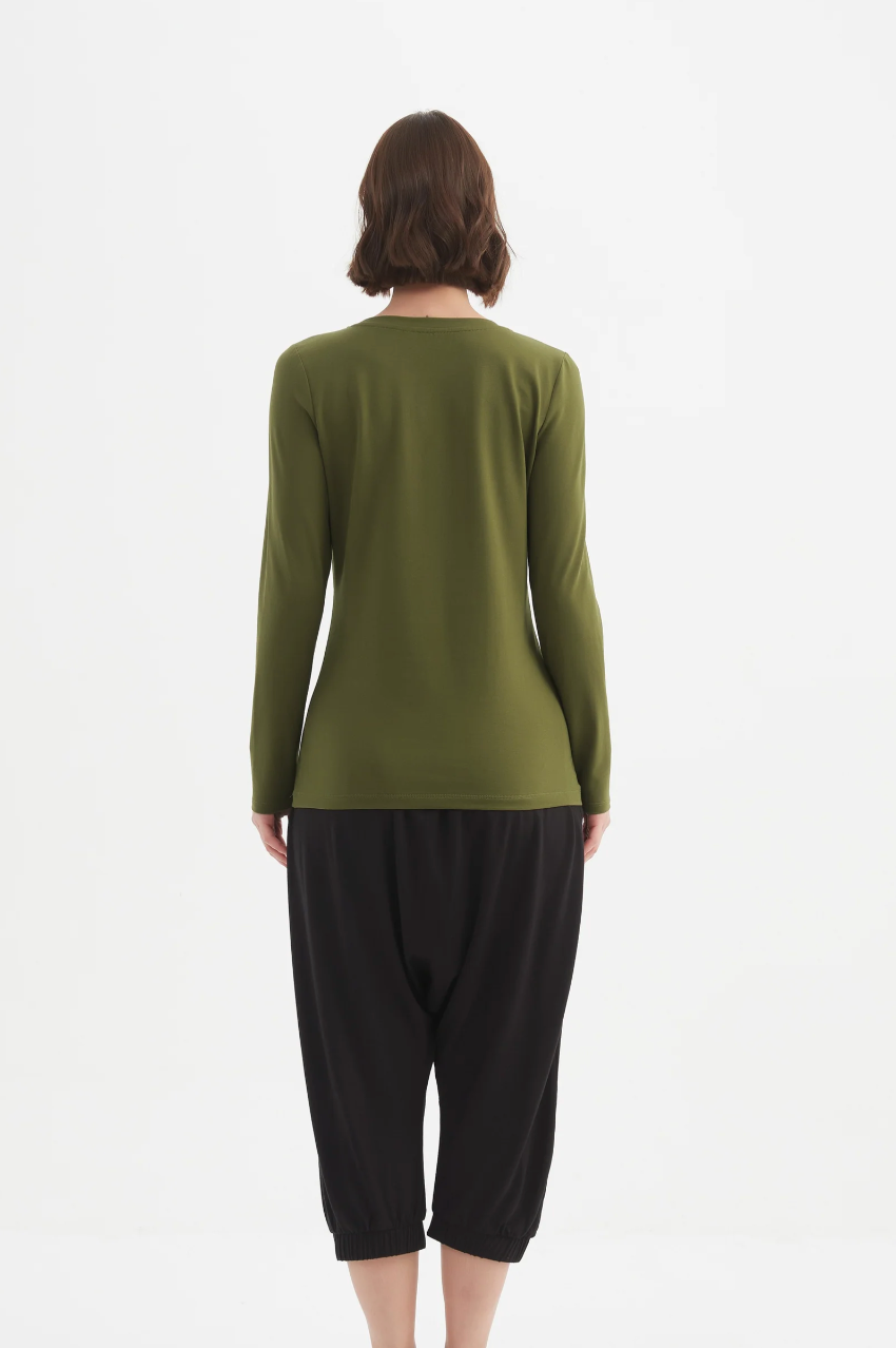 Long Sleeve Tshirt - Khaki