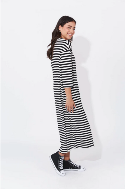 La Paz Dress - Kohl
