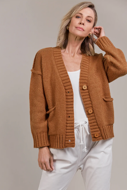 Katana Cardigan - Hazel