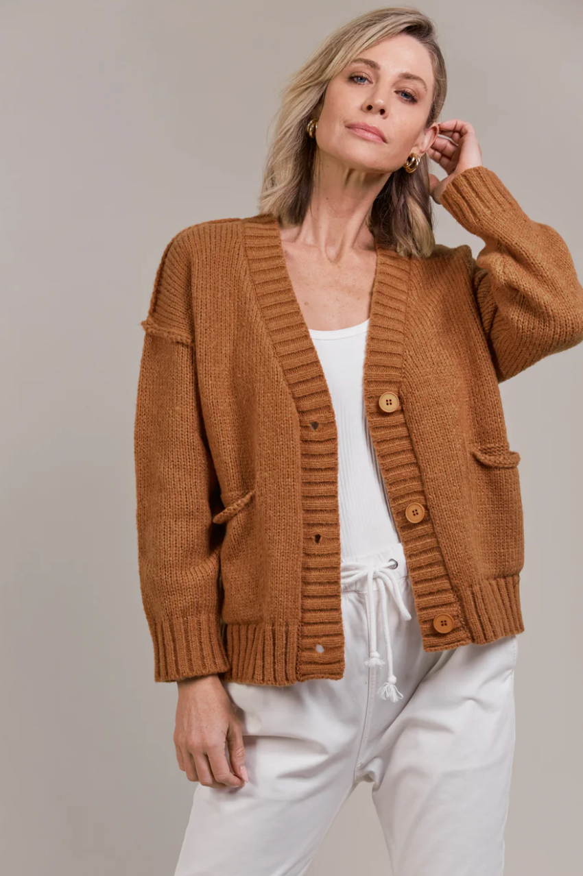 Katana Cardigan - Hazel