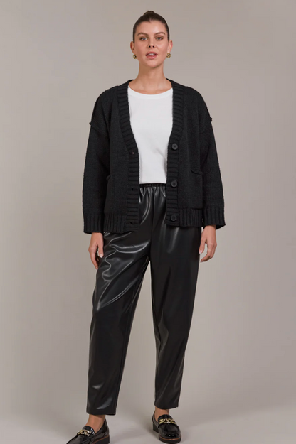 Katana Cardigan - Black