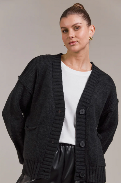 Katana Cardigan - Black