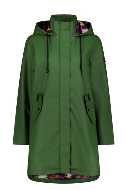 Moke Billie Raincoat - Cypress/Purple