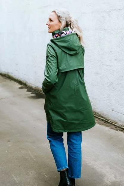 Moke Billie Raincoat - Cypress/Purple