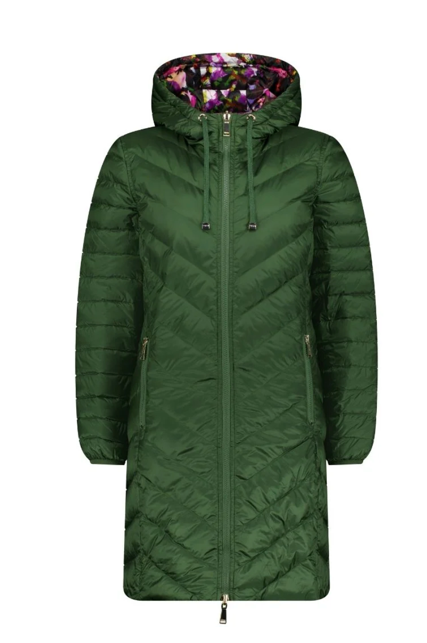 Moke Arnie Reversible Puffer Jacket - Cypress/Purple