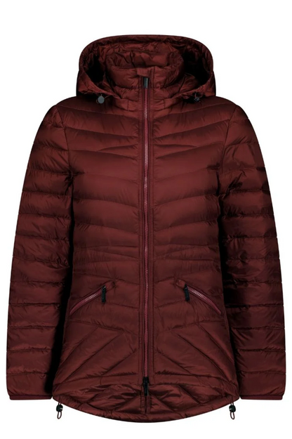 Moke Cushla Puffer Jacket - Cabernet