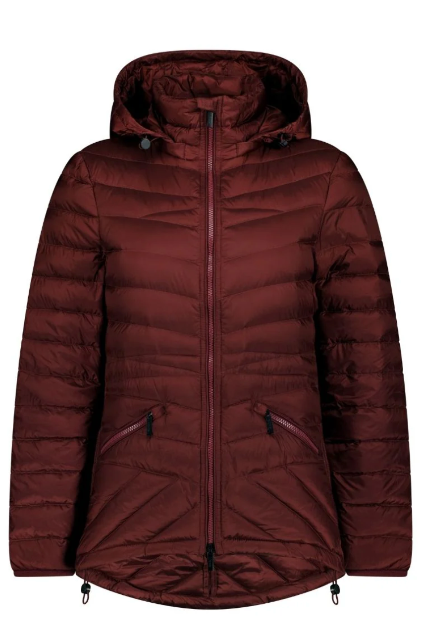 Moke Cushla Puffer Jacket - Cabernet